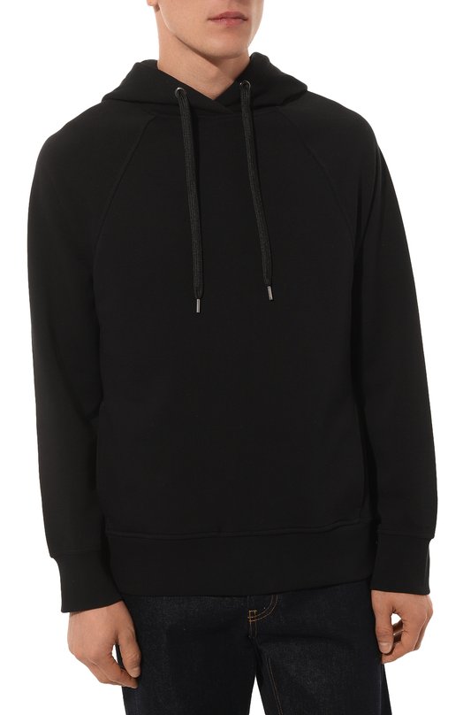 Хлопковое худи Neil Barrett Чёрный, фото 3