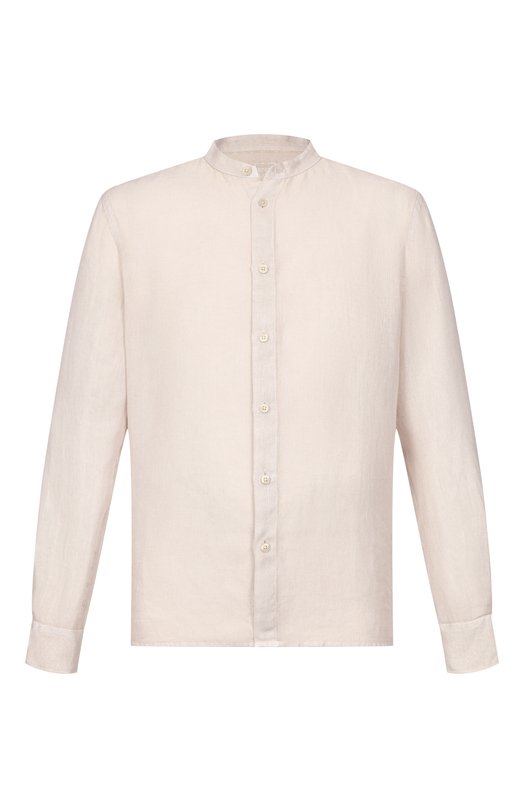 Льняная рубашка 120% Lino 33ALIM1159/0115/S00 Бежевый 33ALIM1159/0115/S00