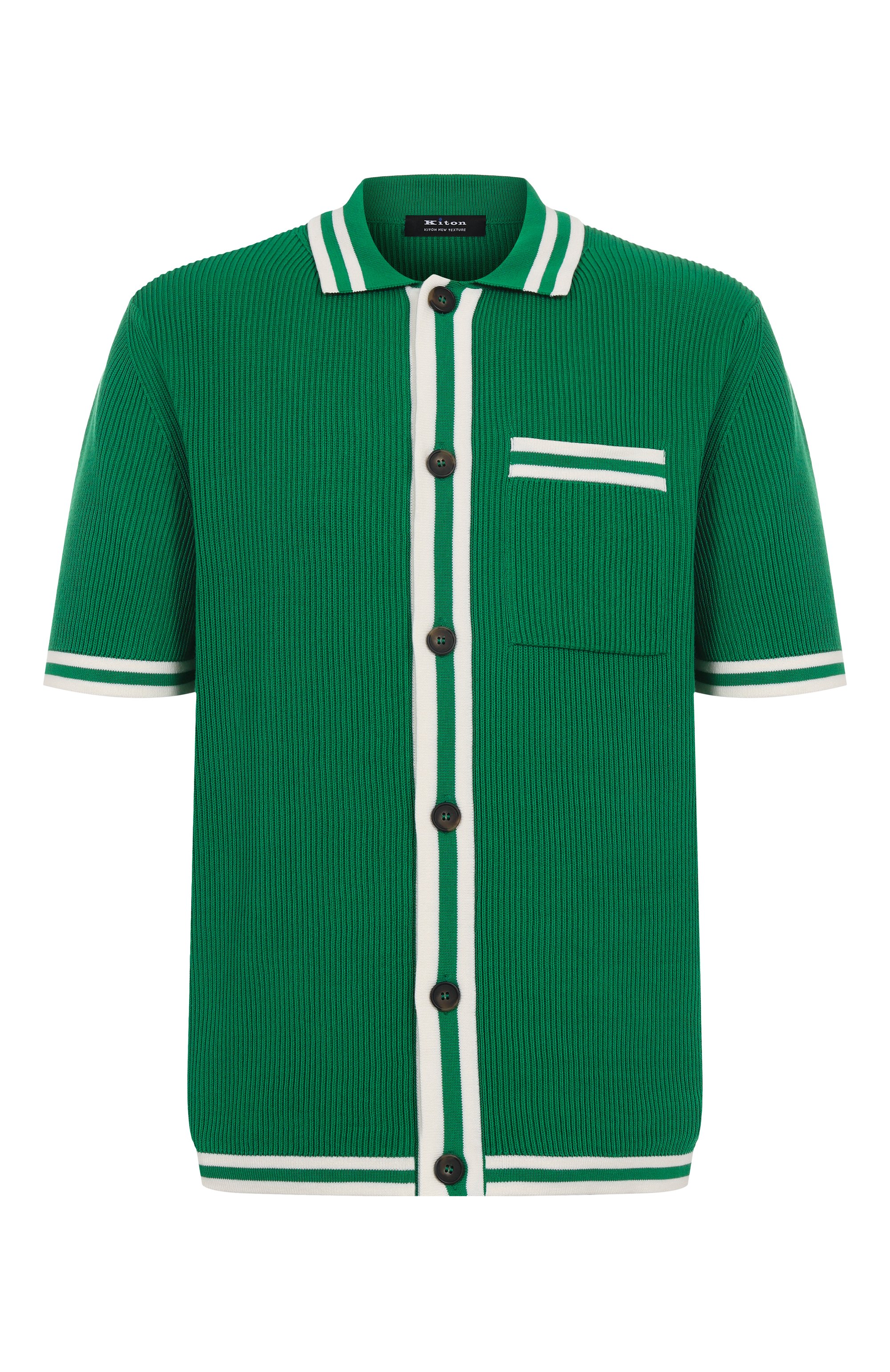 Хлопковая рубашка KITON, арт. UMM064402, фото 1