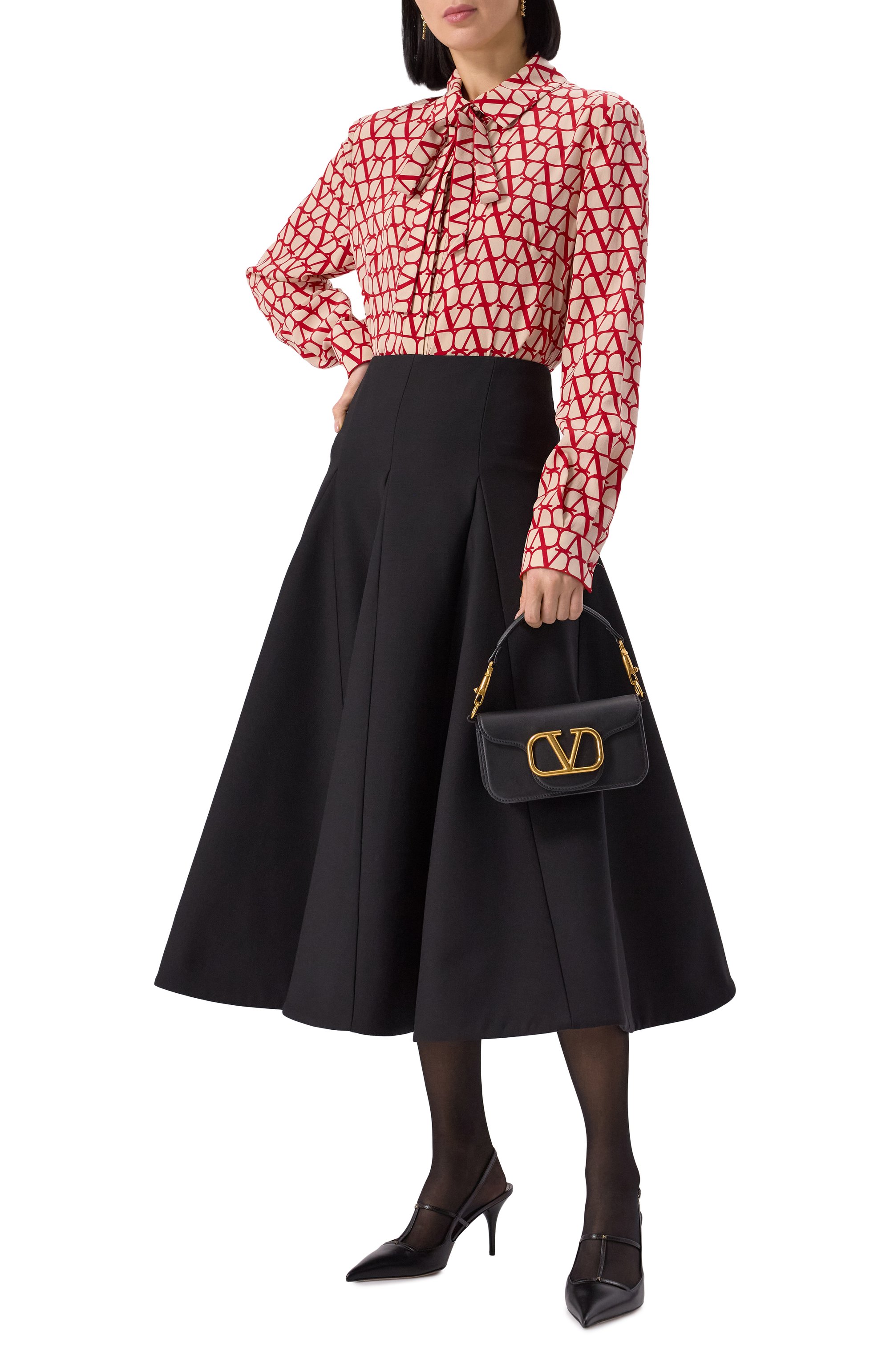 Кожаные туфли rockstud wispy VALENTINO, арт. 5W2S0JP5/ACT, фото 2