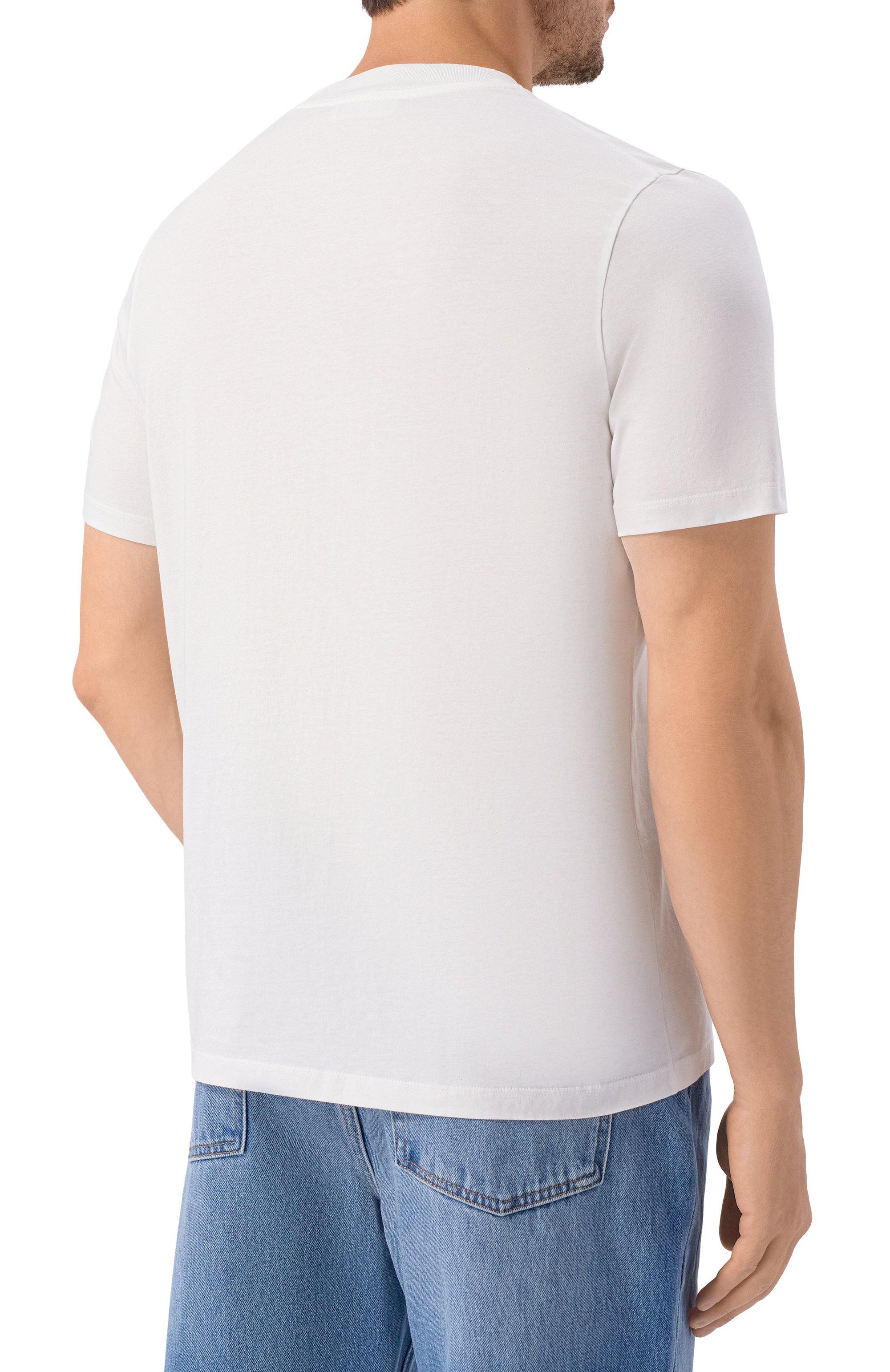 Хлопковая футболка JIL SANDER, арт. J21GC0004/J45084, фото 4