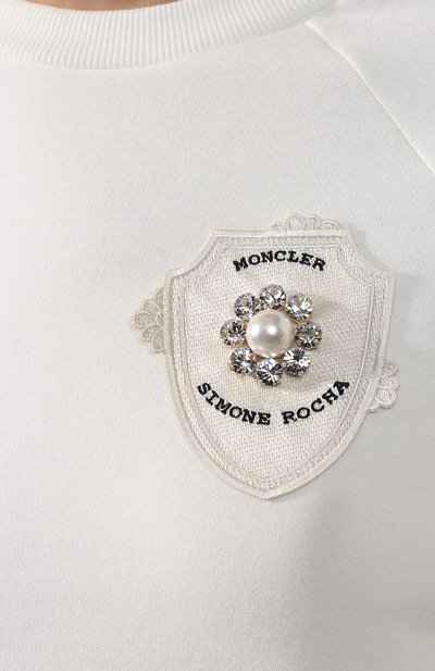 Свитшот 4 moncler simone rocha MONCLER GENIUS белого цвета по цене 43200 руб., арт. E2-09W-80532-00-809FE, фото 5 Свитшот 4 moncler simone rocha MONCLER GENIUS, арт. E2-09W-80532-00-809FE, фото 5