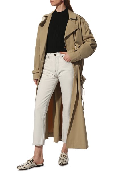 Кожаные сабо princetown GUCCI кремового цвета по цене 113760 руб., арт. 557730/UGM30, фото 2 Кожаные сабо princetown GUCCI, арт. 557730/UGM30, фото 2