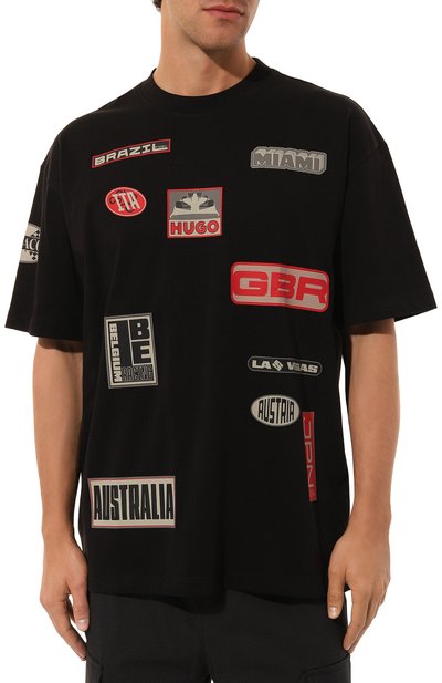 Хлопковая футболка hugo x rb HUGO, арт. 50530338, фото 3