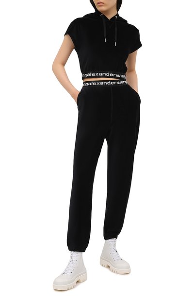 Вельветовые джоггеры ALEXANDERWANG.T, арт. 4CC1204024, фото 2