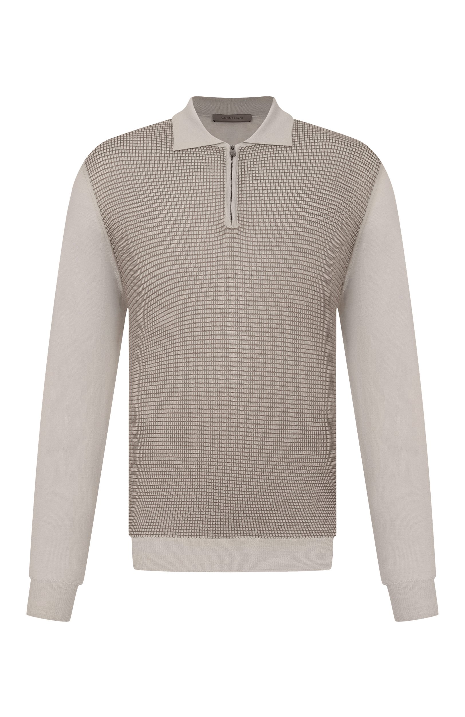 Поло из шерсти и шелка CORNELIANI, арт. 28M587/2A25144, фото 1