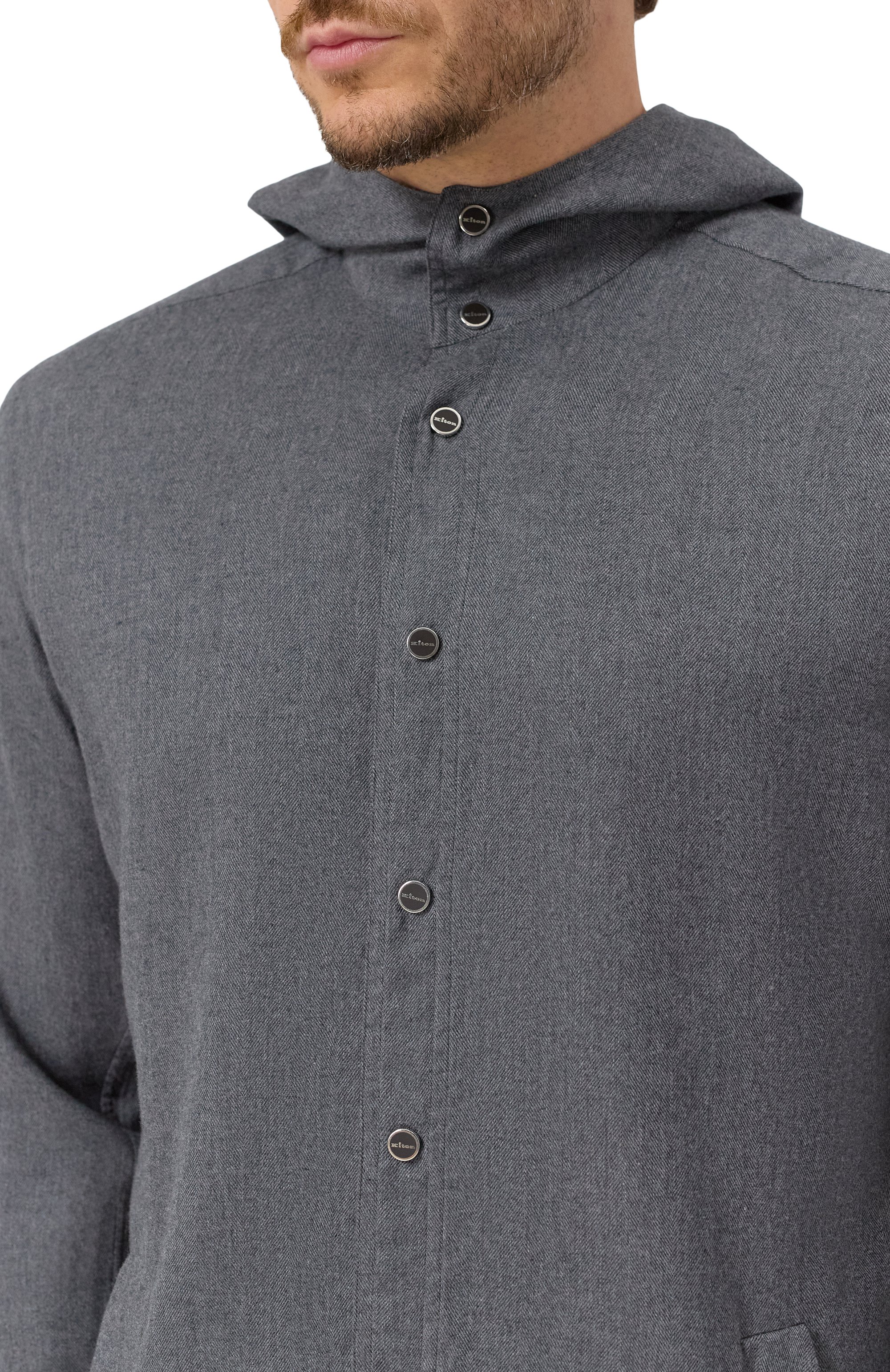 Рубашка из хлопка и лиоцелла KITON, арт. UMCMARH0944016, фото 5