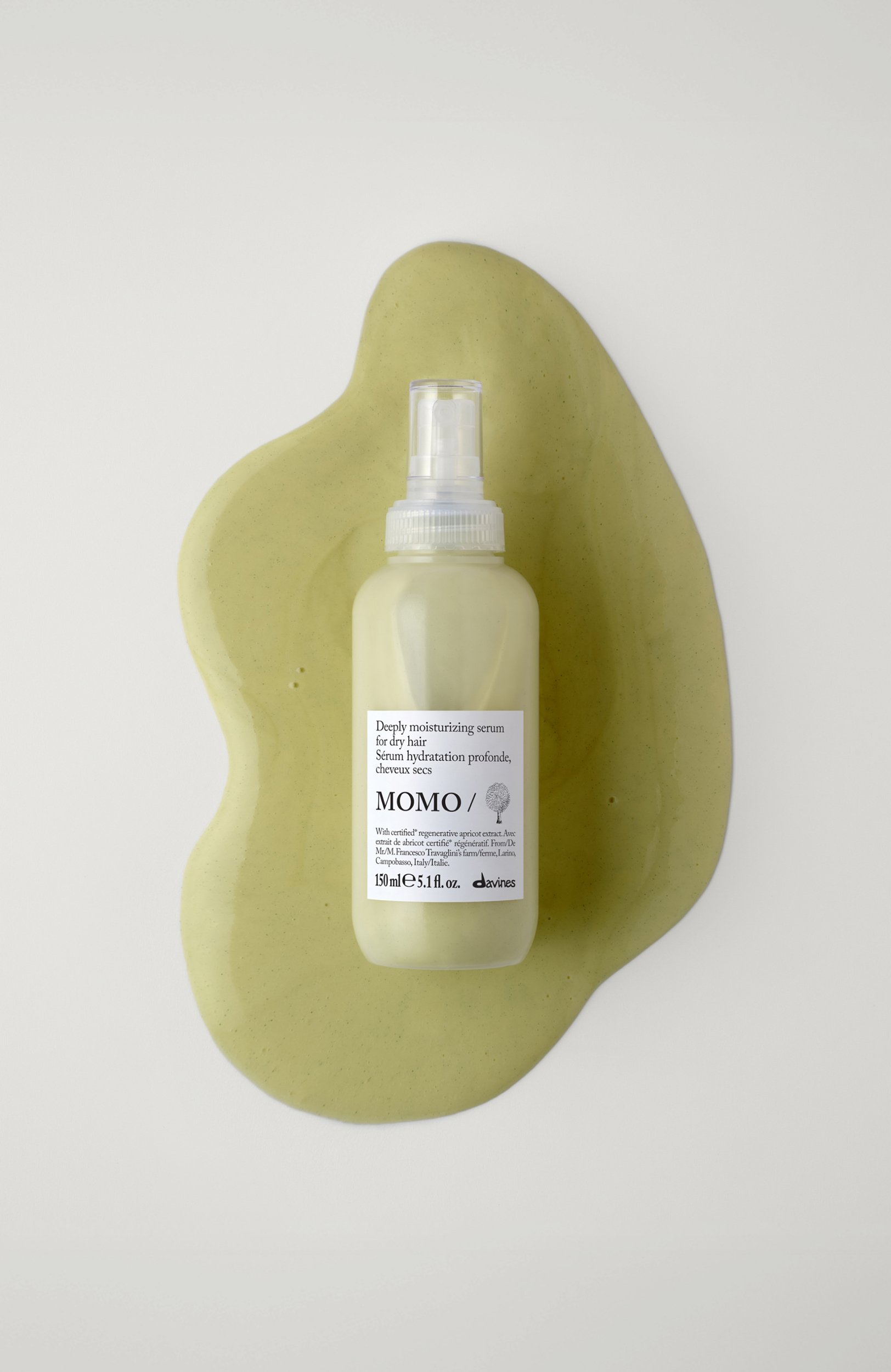 Увлажняющая сыворотка для сухих и нормальных волос momo (150ml) DAVINES, арт. 70002, фото 2