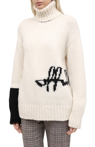 Свитер OFF-WHITE белого цвета по цене 65400 руб., арт. 0WHF008E20KNI0010110, фото 3 Свитер OFF-WHITE, арт. 0WHF008E20KNI0010110, фото 3