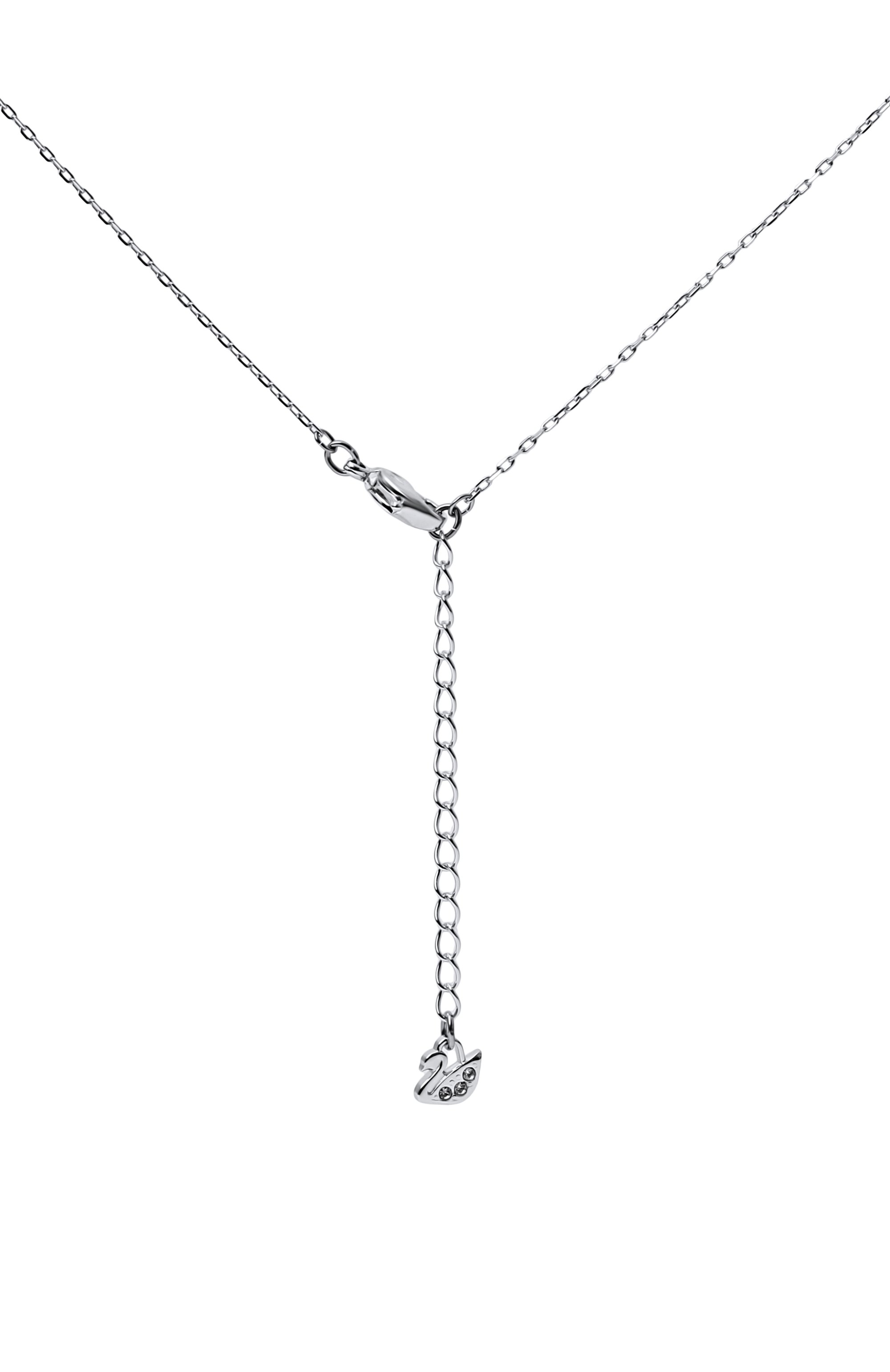 Кулон на цепочке swan SWAROVSKI серебряного цвета по цене 24500 руб., арт. 5514421, фото 4 Кулон на цепочке swan SWAROVSKI, арт. 5514421, фото 4
