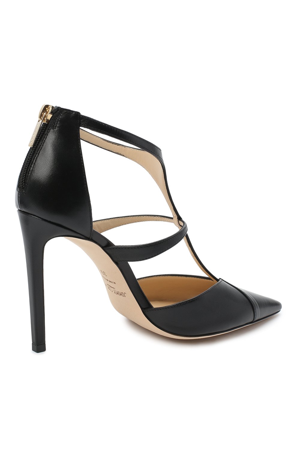 Кожаные туфли saoni 100 JIMMY CHOO, арт. SA0NI 100/KID, фото 4
