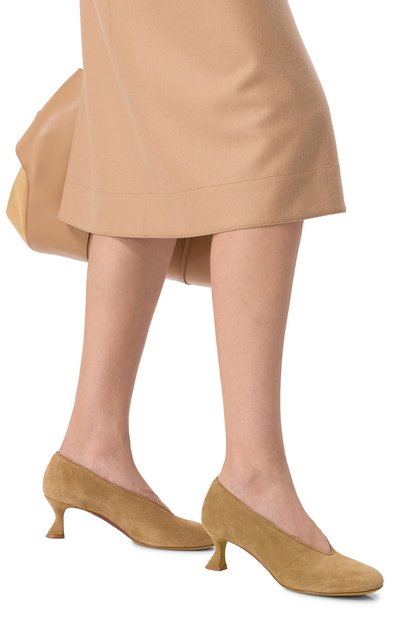 Замшевые туфли duck 55 MOSCHINO, арт. 10015/ME0, фото 3