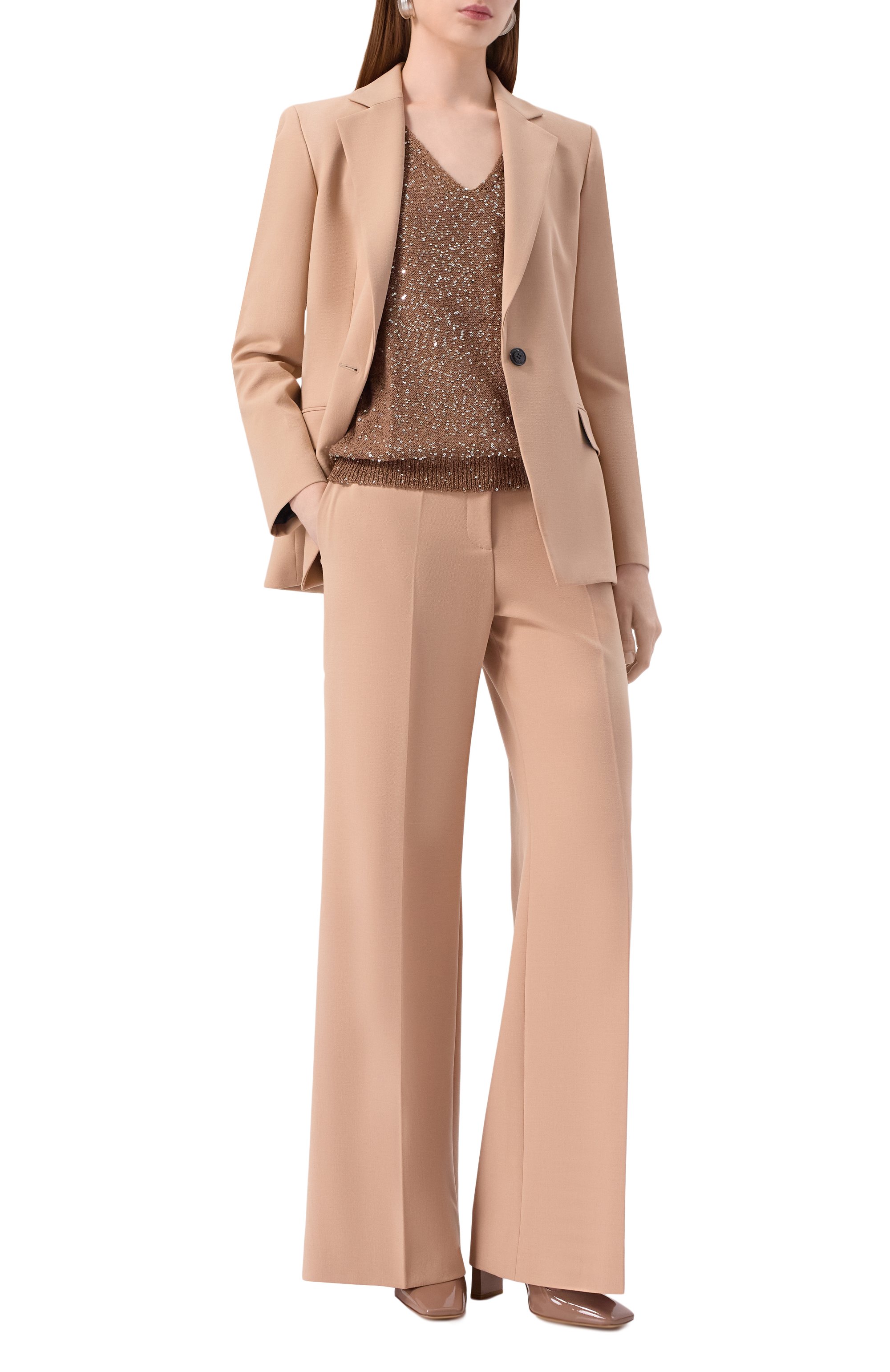 Топ с отделкой пайетками WEEKEND MAX MARA, арт. ACAICI, фото 2