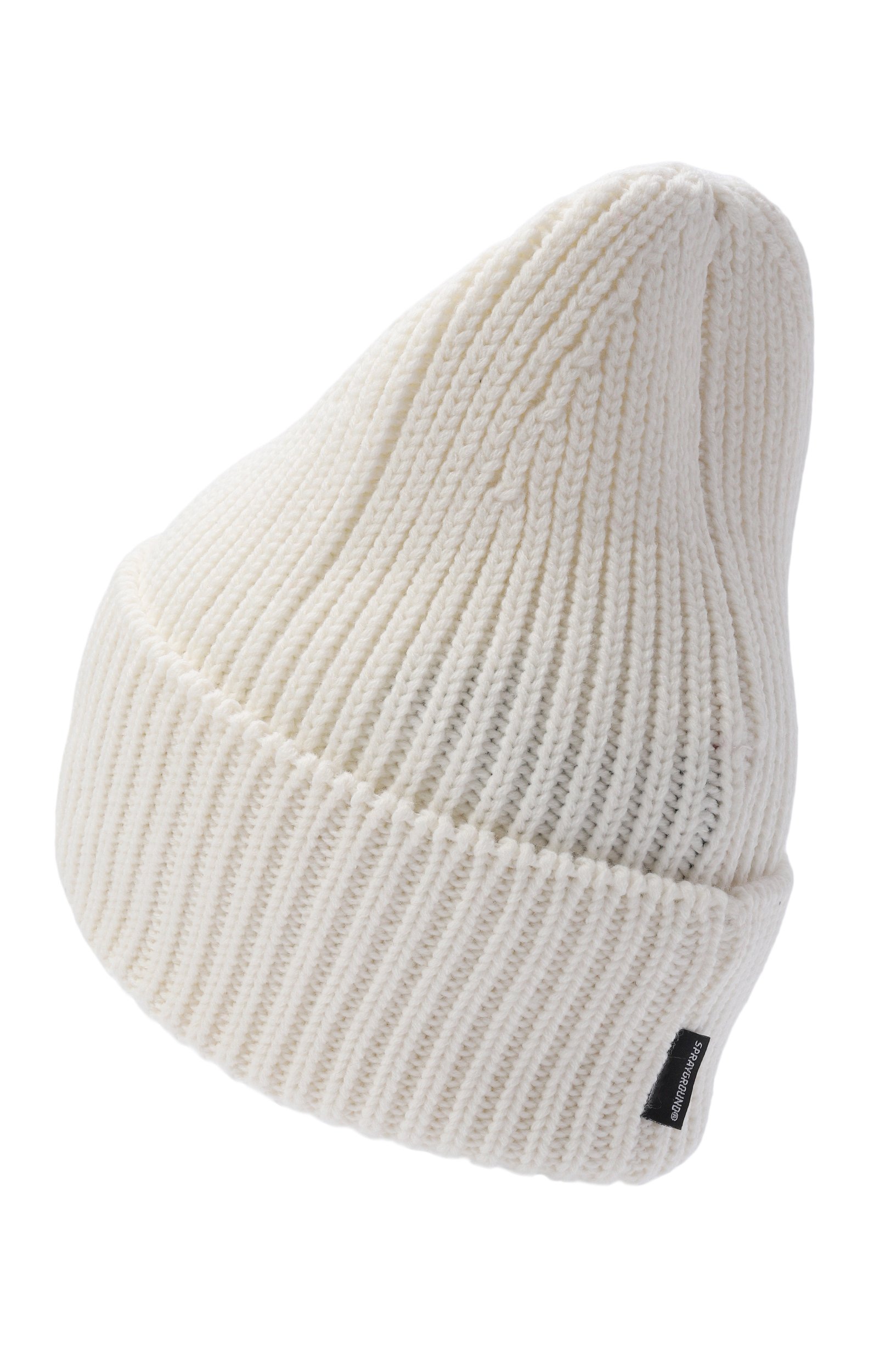Шапка SPRAYGROUND молочного цвета по цене 7995 руб., арт. SP15011IV0/SPRAY BEANIE BASIC IV0RY, фото 2 Шапка SPRAYGROUND, арт. SP15011IV0/SPRAY BEANIE BASIC IV0RY, фото 2