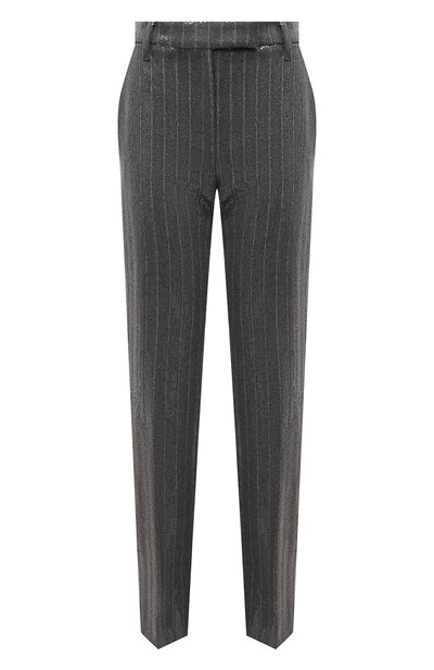 Женские брюки с отделкой пайетками BRUNELLO CUCINELLI, арт. ME208P8774