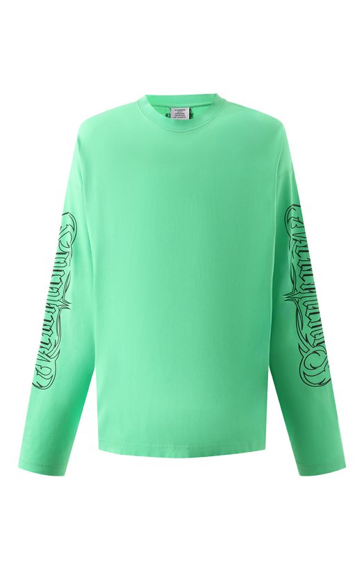 Хлопковый лонгслив VETEMENTS