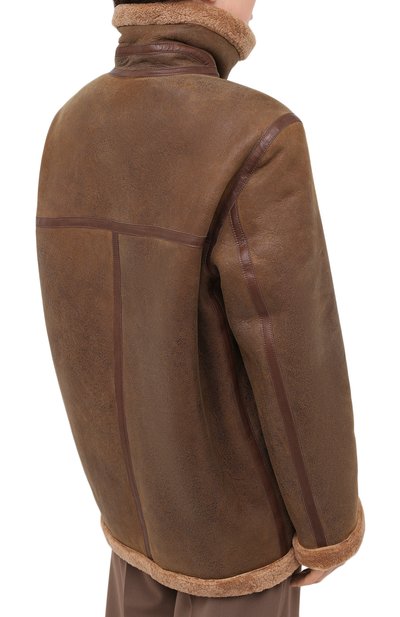 Дубленка ISABEL MARANT ETOILE коричневого цвета по цене 216500 руб., арт. MA0838-20A013E/AZARE, фото 5 Дубленка ISABEL MARANT ETOILE, арт. MA0838-20A013E/AZARE, фото 5