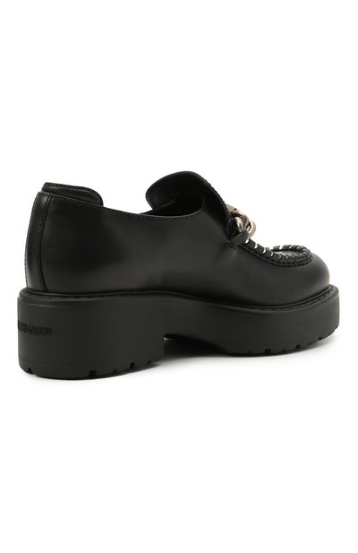 Кожаные лоферы MIU MIU, арт. 5D648D/3ARW, фото 4