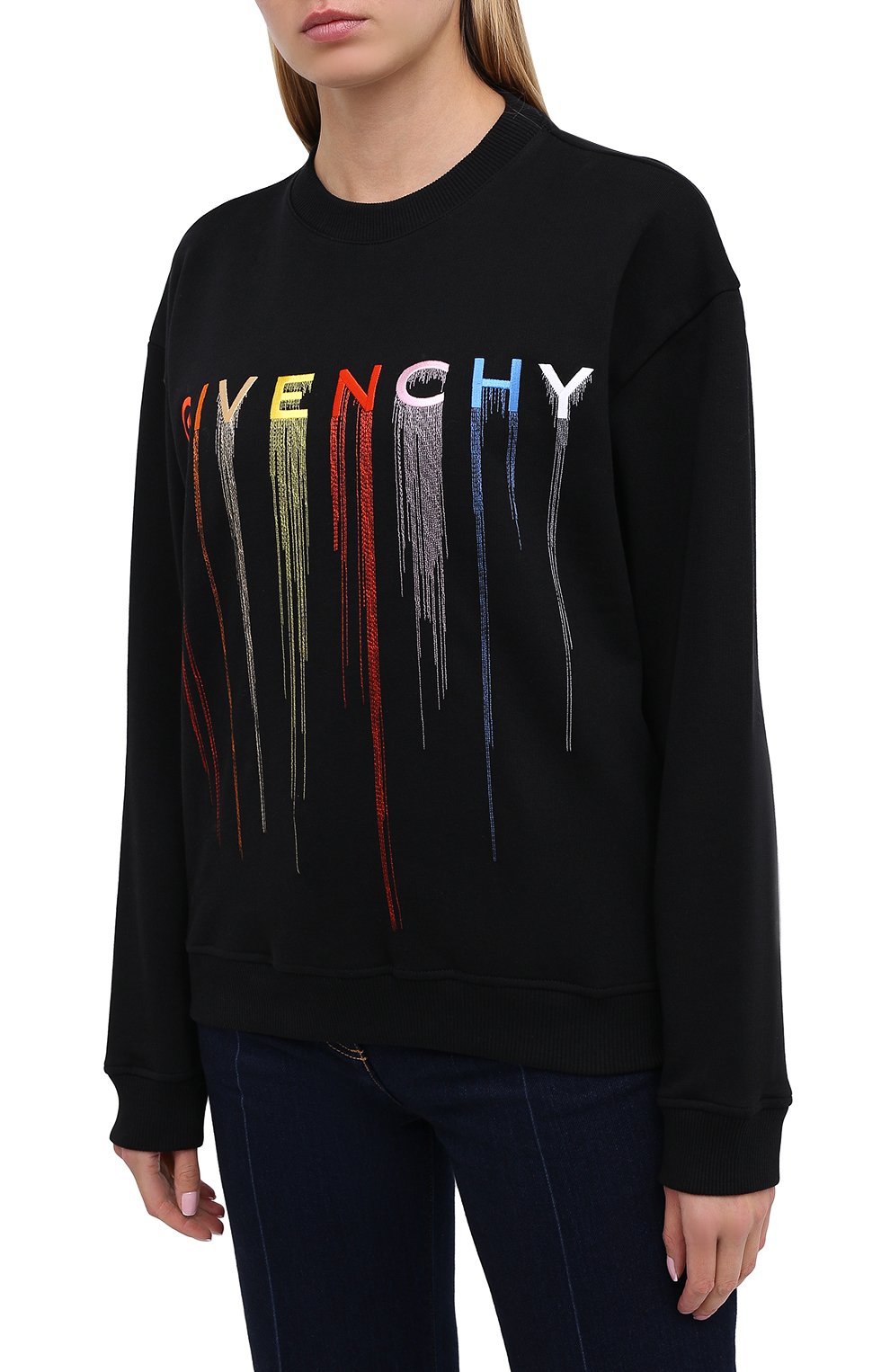 Хлопковый свитшот GIVENCHY, арт. BWJ0193Z3R, фото 3
