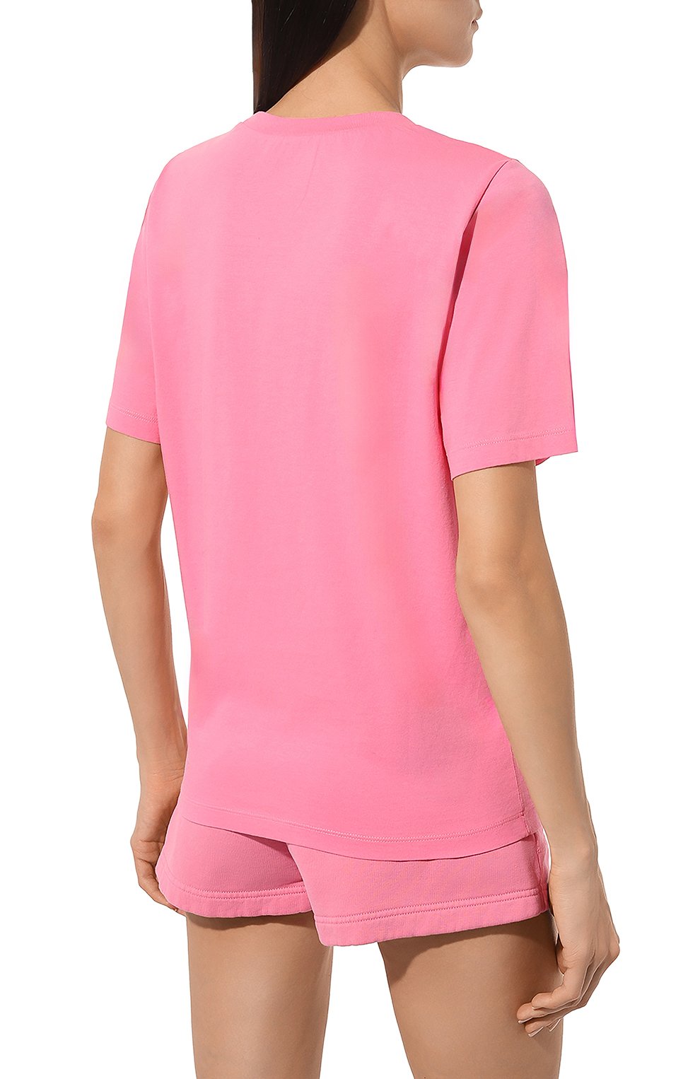 Хлопковая футболка DSQUARED2 розового цвета по цене 21050 руб., арт. S75GD0390/S24668, фото 4 Хлопковая футболка DSQUARED2, арт. S75GD0390/S24668, фото 4