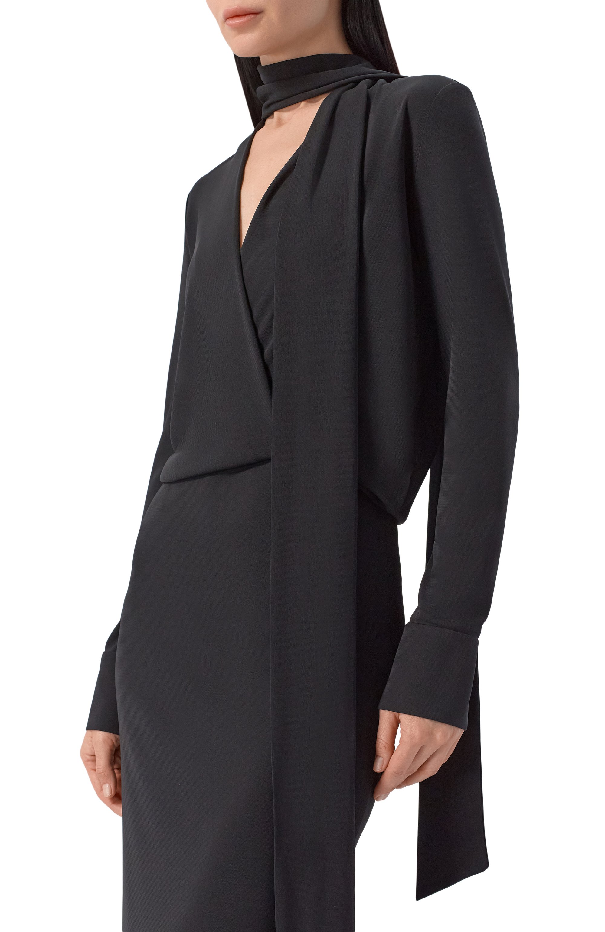 Платье SASHAVERSE черного цвета по цене 76010 руб., арт. D283/CNC.MSO/8301.900/W, фото 4 Платье SASHAVERSE, арт. D283/CNC.MSO/8301.900/W, фото 4