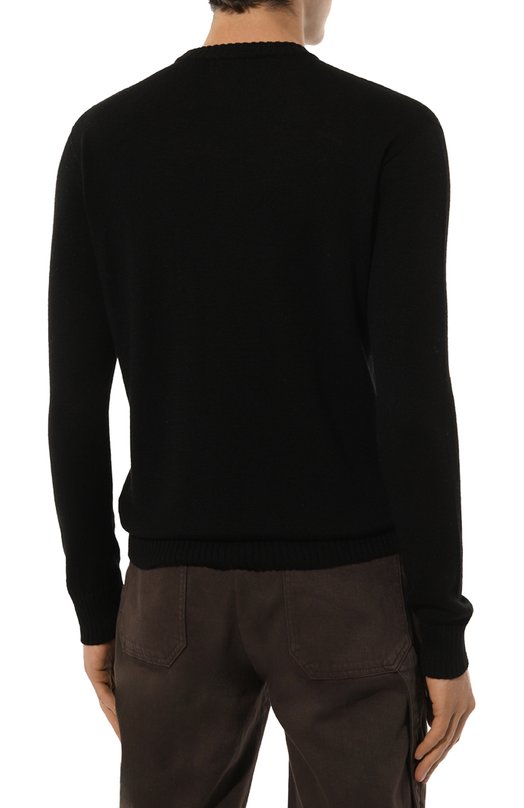 Шерстяной джемпер Il Borgo Cashmere Чёрный, фото 4