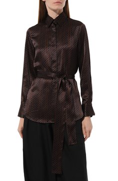 Атласная рубашка KITON, арт. D48407K0575C, фото 3