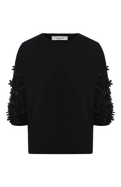 Женский пуловер из смеси шерсти и кашемира VALENTINO, арт. SB3KC05Z4RN