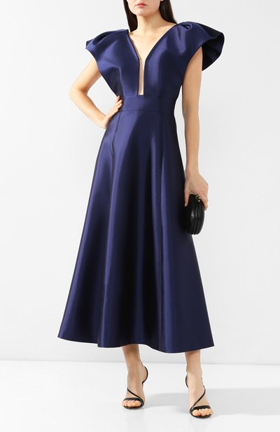 Платье из смеси шелка и шерсти GABRIELA HEARST, арт. R19GH430B, фото 2