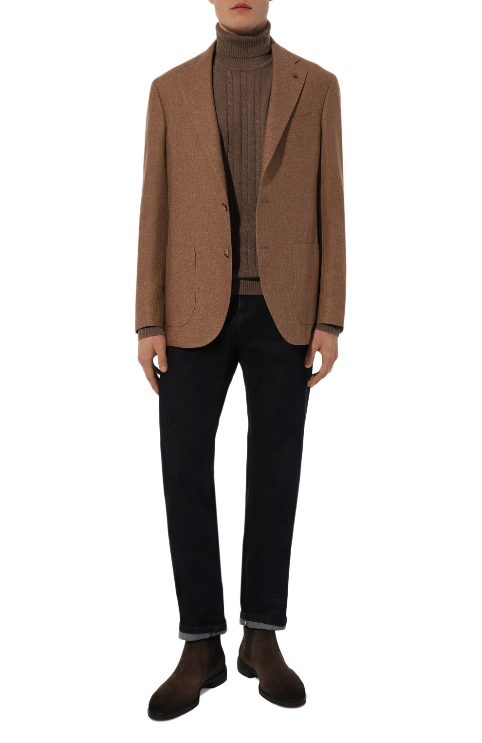 Пиджак из шерсти и хлопка SARTORIA LATORRE, арт. EF74/UG0515, фото 2