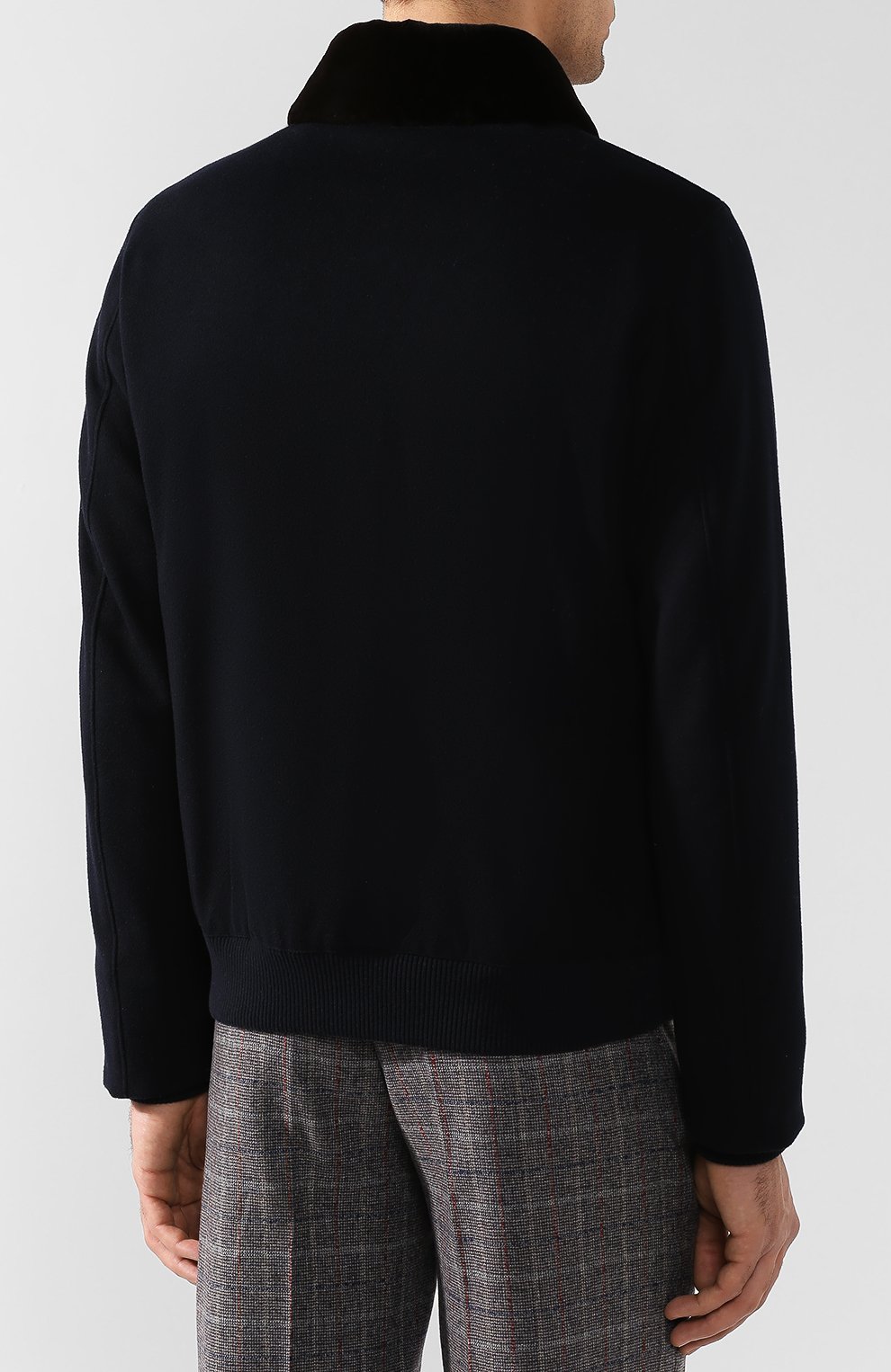 Бомбер из шерсти викуньи с подкладкой из меха норки LORO PIANA, арт. FAI4107/VVIC, фото 4