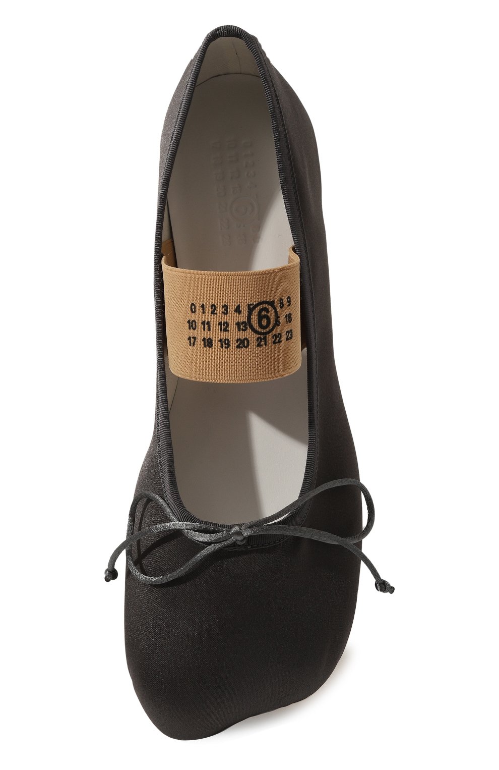 Текстильные балетки anatomic MM6 темно-серого цвета по цене 56950 руб., арт. S59WZ0093/P5560, фото 6 Текстильные балетки anatomic MM6, арт. S59WZ0093/P5560, фото 6