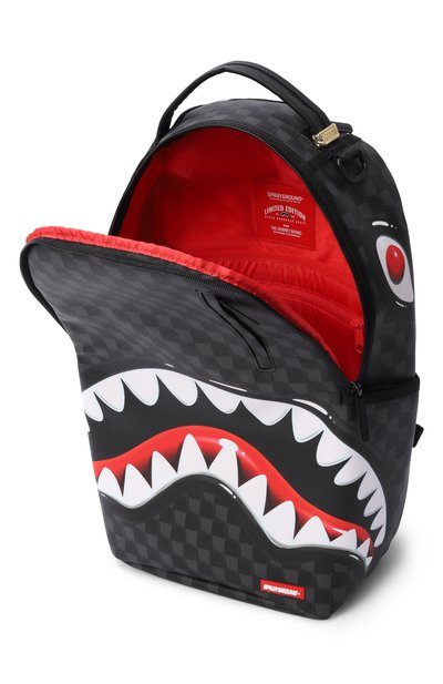 Рюкзак sip balloon SPRAYGROUND темно-серого цвета по цене 17600 руб., арт. 910B8663NSZ/SIP BALL00N BLACK DLXSV BACKPACK, фото 3 Рюкзак sip balloon SPRAYGROUND, арт. 910B8663NSZ/SIP BALL00N BLACK DLXSV BACKPACK, фото 3