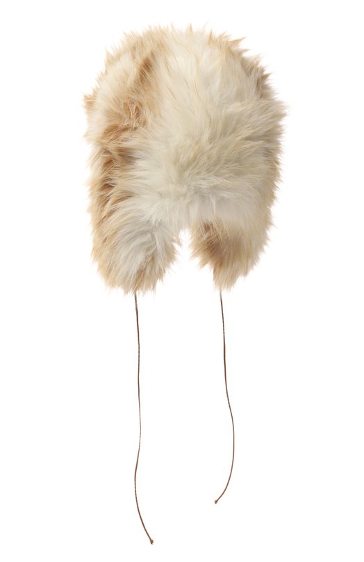 Шапка-ушанка из экомеха Flashin FF25HBUS Бежевый  FF25HBUS Фото 2