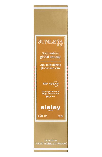 Глобальный антивозрастной солнцезащитный крем sunleÿa g.e. spf 30 (50ml) SISLEY, арт. 168355, фото 3