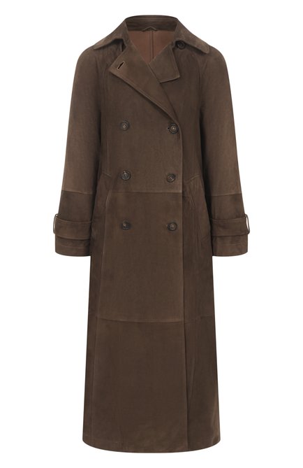 Женский замшевый плащ BRUNELLO CUCINELLI, арт. MPCAI9846P