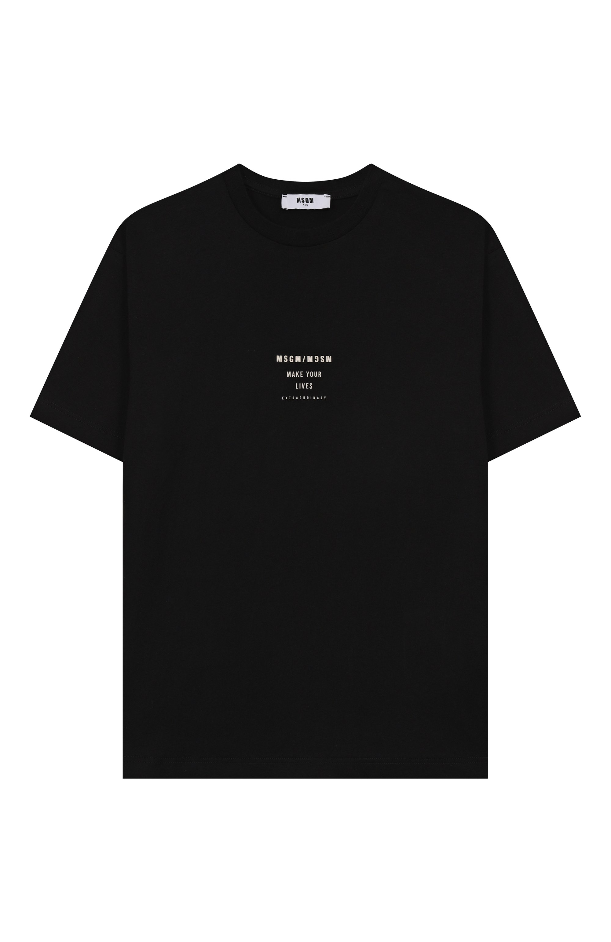 Хлопковая футболка MSGM KIDS, арт. F5MSJBTH215, фото 1