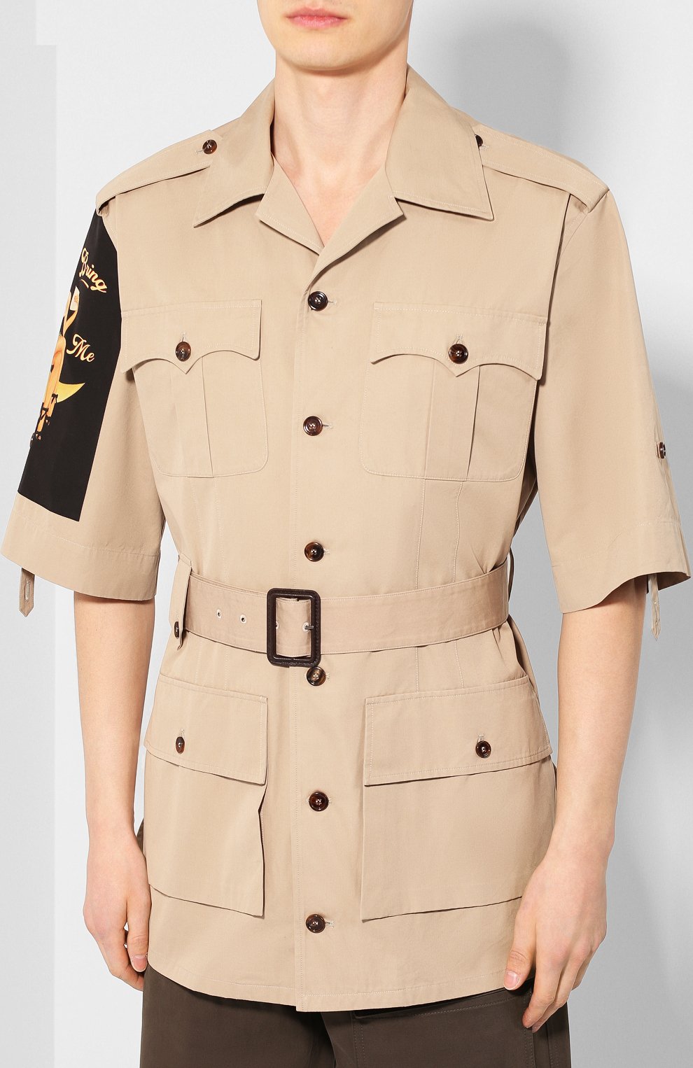 Хлопковая рубашка DOLCE & GABBANA, арт. G5HN4T/FU6WJ, фото 3