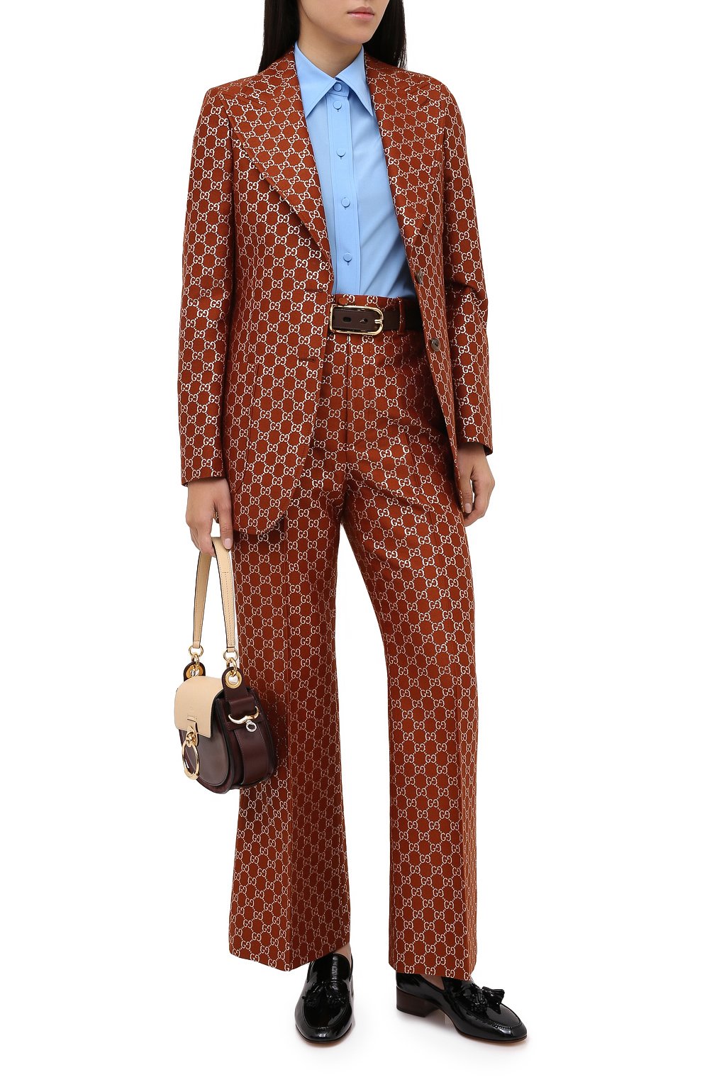 Брюки из шерсти и шелка GUCCI, арт. 627877/ZAD7L, фото 2