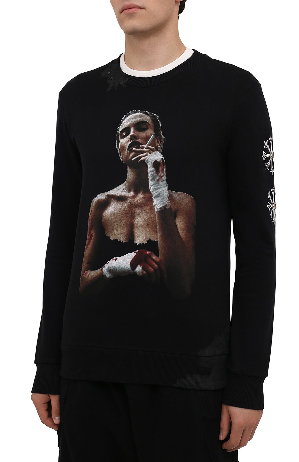 Хлопковый свитшот RH45, арт. KF08-S, фото 3