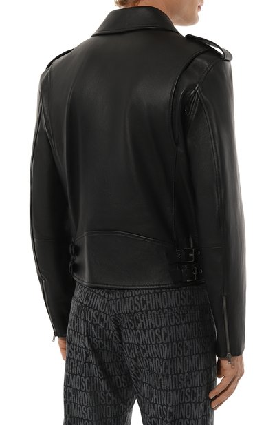 Кожаная куртка MOSCHINO, арт. J3703/7070, фото 4