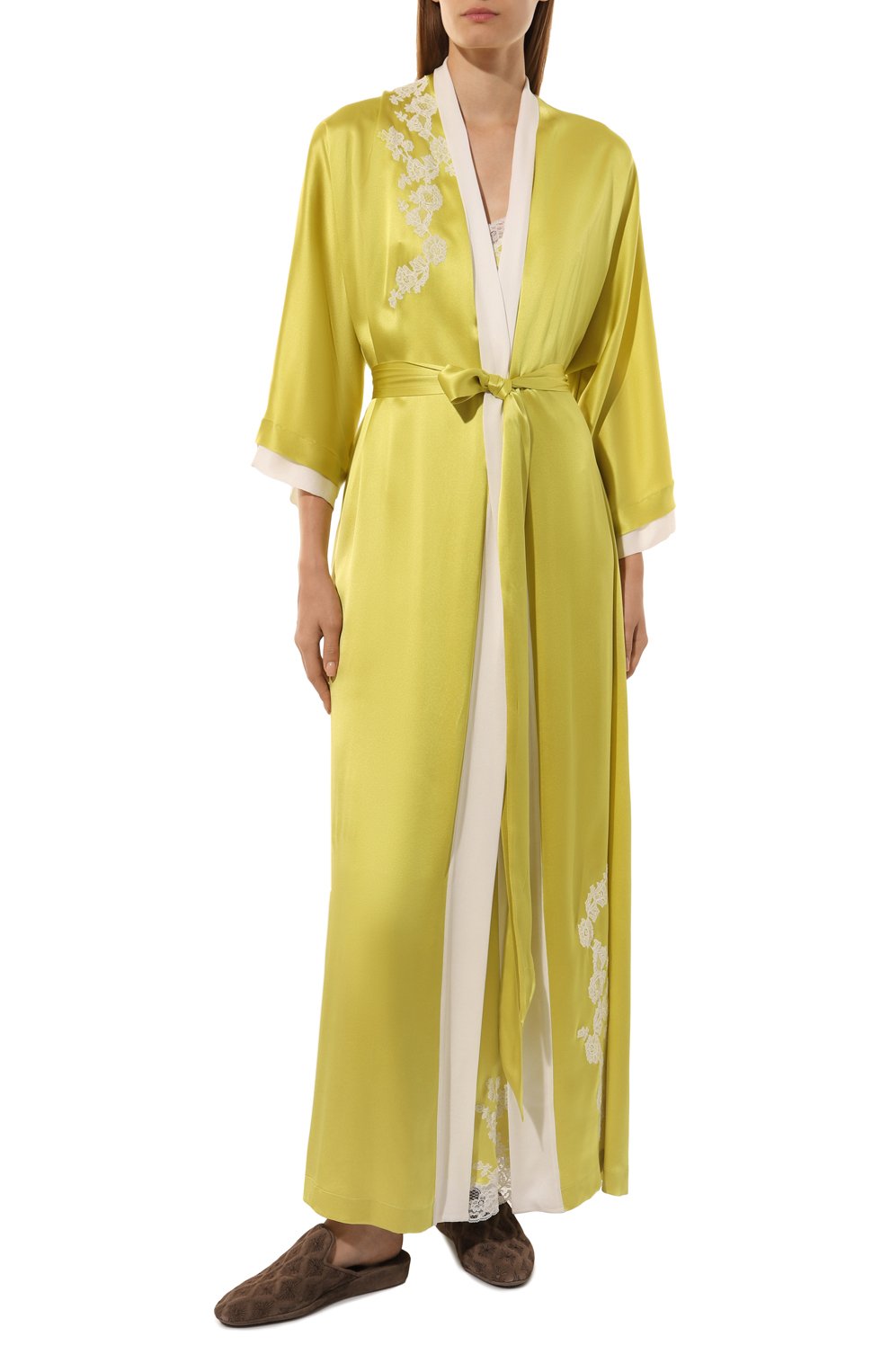 Шелковый халат CARINE GILSON, арт. AG0160DS, фото 3