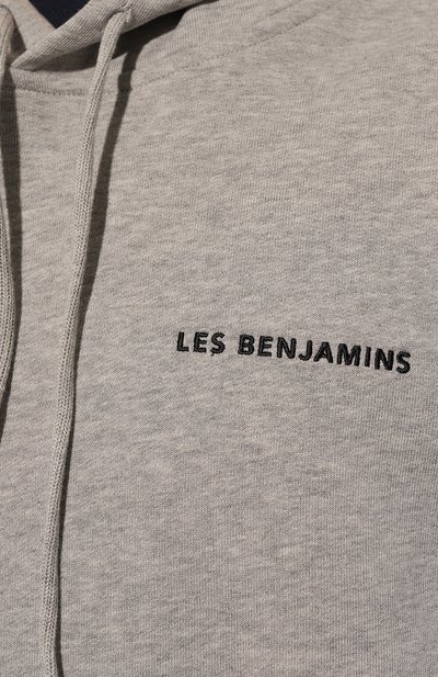 Хлопковое худи LES BENJAMINS, арт. LB21SSC0RMUHD-003, фото 5