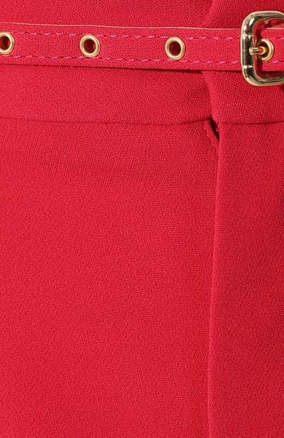Шорты с поясом REDVALENTINO красного цвета по цене 39400 руб., арт. TR3RFC24/2EU, фото 5 Шорты с поясом REDVALENTINO, арт. TR3RFC24/2EU, фото 5