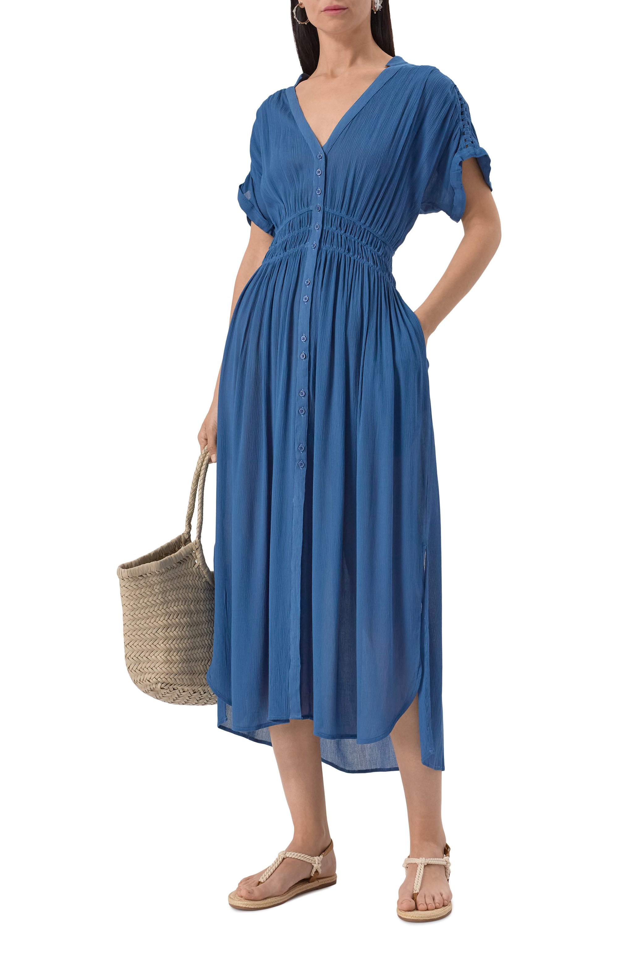 Платье из вискозы POUPETTE ST BARTH, арт. W3KS25LC, фото 2