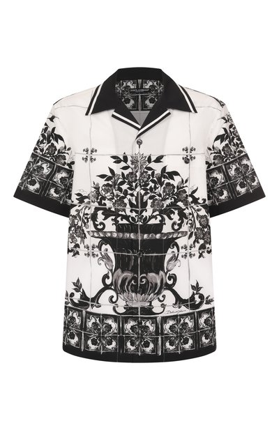 Мужская хлопковая рубашка DOLCE & GABBANA, арт. G5JH9T/HH5EC