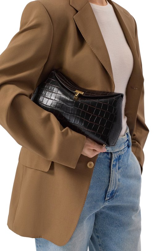 Клатч T-Lock TOTEME 243-WAL944-LE0076 Коричневый  243-WAL944-LE0076 Фото 2