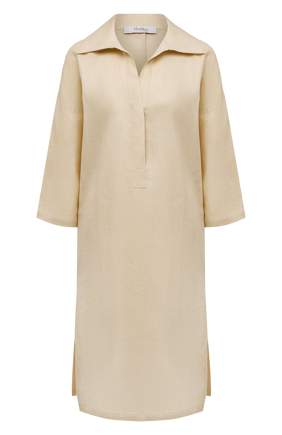 Льняное платье WEEKEND MAX MARA бежевого цвета по цене 34270 руб., арт. DERRIS 32210726, фото 1 Льняное платье WEEKEND MAX MARA, арт. DERRIS 32210726, фото 1