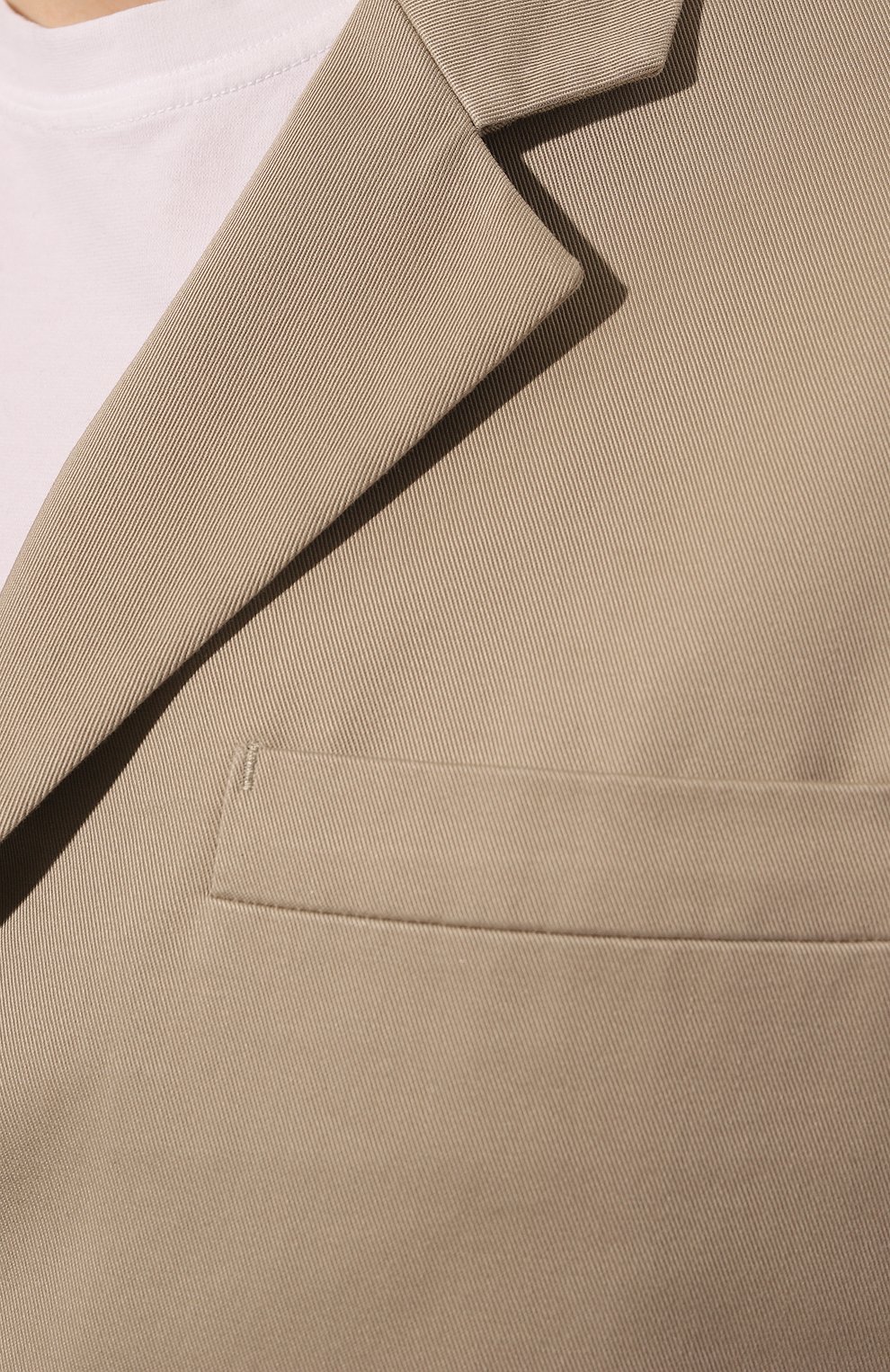 Хлопковый пиджак PRADA, арт. UGM143-1YOK-F0F24-211, фото 5