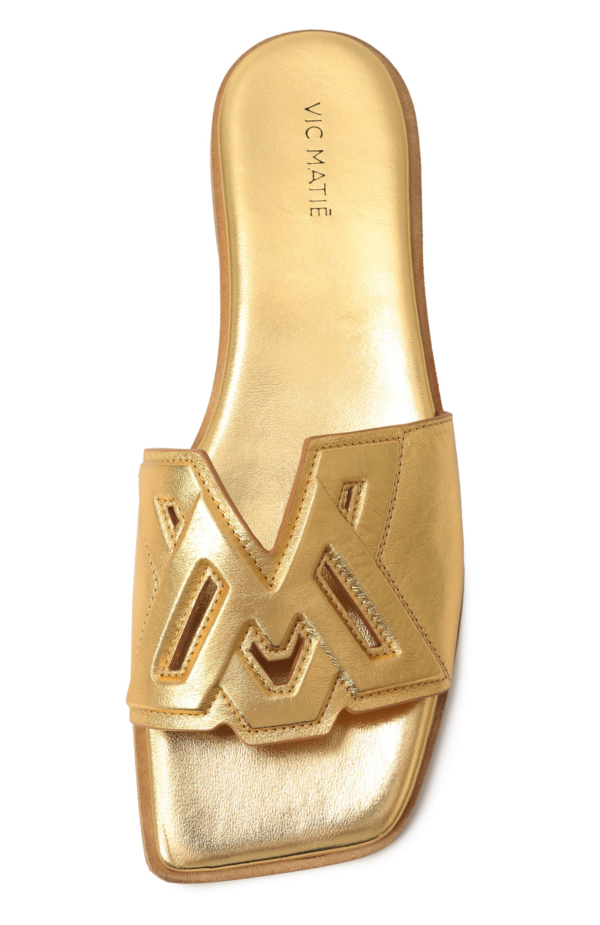 Кожаные шлепанцы VIC MATIE, арт. 1G3770D_G42Z110108, фото 6